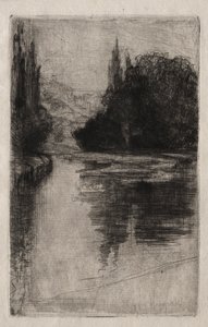 Evening by Francis Seymour Haden