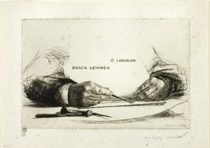 Hands Etching-O Laborum
