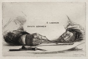 Hands Etching