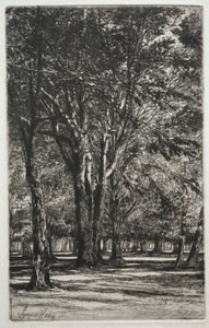 Kensington Gardens (The Large Plate) by Francis Seymour Haden