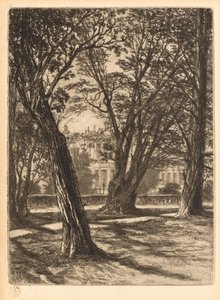 Kensington Gardens, No. 1 (Small Plate) by Francis Seymour Haden