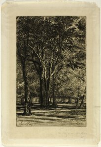 Kensington Gardens, No. II (large plate) by Francis Seymour Haden