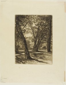 Kensington Gardens, No. I (small plate) by Francis Seymour Haden