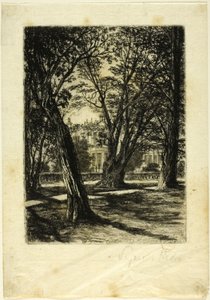 Kensington Gardens, No. I (small plate) by Francis Seymour Haden