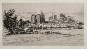 Kidwelly Castle by Francis Seymour Haden