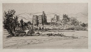 Kidwelly Castle by Francis Seymour Haden