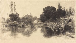 Shere Mill Pond (The Larger Plate) by Francis Seymour Haden