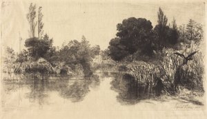 Shere Mill Pond (The Larger Plate) by Francis Seymour Haden