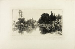 Shere Mill Pond, No. II by Francis Seymour Haden