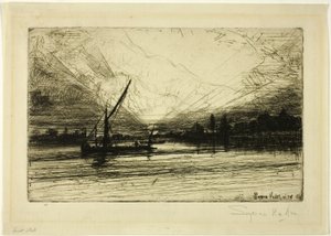 Sunset on the Thames