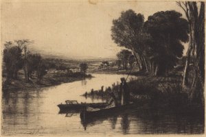 Thames Fishermen by Francis Seymour Haden