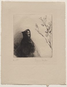 The Monk Praying - St. Francis by Francis Seymour Haden