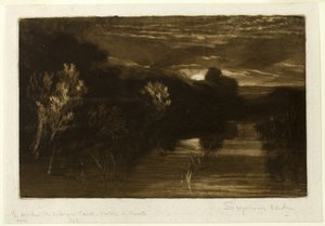Winchelsea Canal by Francis Seymour Haden