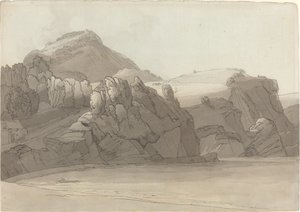 A Rocky Shore at Coombmartin, Devon (Combe Martin Bay)