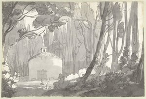 In the Park of the Villa Mondragone in Frascati