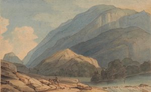 The Entrance into Borrowdale, c.1786 by Francis Towne