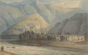 The Grange at the Head of the Keswick Lake by Francis Towne