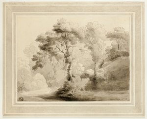 Wooded Landscape by Francis Towne