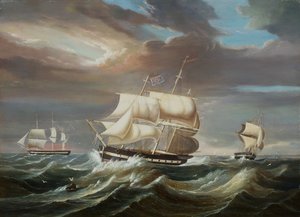 Blackwall Frigates in a Stiff Breeze