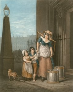 Milk below, maids