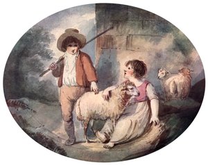 The Little Shepherdess by Francis Wheatley