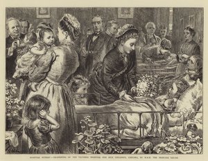 Hospital Sunday, Re-Opening of the Victoria Hospital for Sick Children, Chelsea, by HRH the Princess Louise by Francis Wilfred Lawson