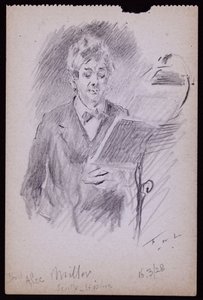 Portrait of Alec Miller by Francis Wilfred Lawson