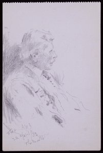Portrait of Basil Oliver by Francis Wilfred Lawson