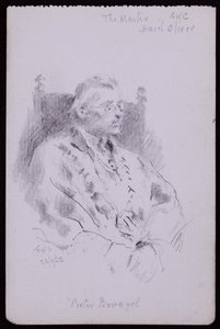 Portrait of Basil Oliver by Francis Wilfred Lawson