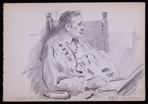 Portrait of Ernest Jackson by Francis Wilfred Lawson