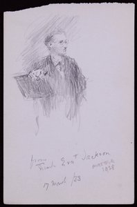 Portrait of Ernest Jackson by Francis Wilfred Lawson