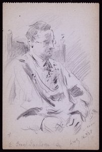 Portrait of Ernest Jackson by Francis Wilfred Lawson
