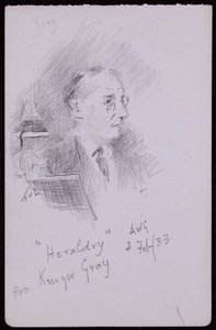 Portrait of George Kruger Gray by Francis Wilfred Lawson
