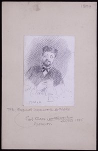 Portrait of Karl Krall by Francis Wilfred Lawson
