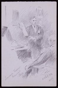 Portrait of Laurence Turner by Francis Wilfred Lawson