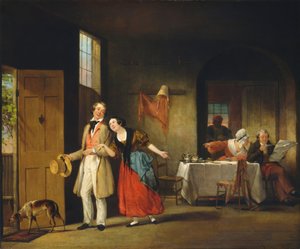 The Bashful Cousin, c.1841-1842 by Francis William Edmonds