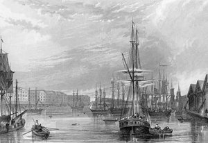 West India Dock, illustration from 