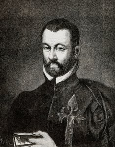 Portrait of Benito Arias Montano, Spanish humanist and theologian by Francisco (after) Pacheco