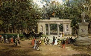 Gate of the Botanical Garden of Madrid by Francisco Domingo Marques