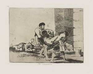 To the Cemetery, pl. 56 from the Series The Disasters of War