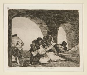 Bitter To Be Present, Plate 13 from The Disasters of War