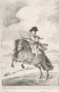 Baltasar Carlos, Prince of Spain and Son of Philip IV by Francisco de Goya