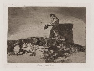 Cruel Tale of Woe!, Plate 48 from The Disasters of War