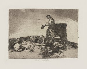 Cruel Tale of Woe!, Plate 48 from the series The Disasters of War