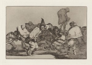 Carnival Folly, also known as Rejoice, Carnival, for Tomorrow Thou Will Be Ashes, from the series Los disparates (Los proverbios) by Francisco de Goya