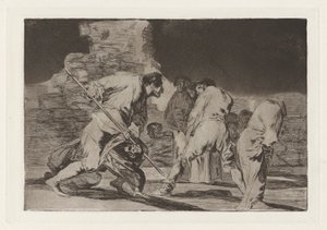 Furious Folly, from the series Los disparates (Los proverbios) by Francisco de Goya
