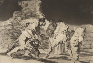 Disparates Los Proverbios, ca. 1816-23 published 1864 by Francisco de Goya
