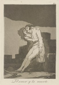 Love and Death, Plate 10 from the Series Los Caprichos