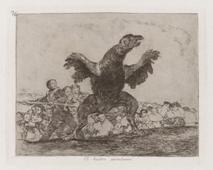 The Carnivorous Vulture, Plate 76 from The Disasters of War by Francisco de Goya