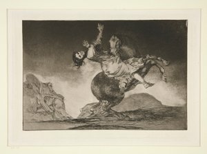 The Horse Abductor, plate 10 from the series The Proverbs by Francisco de Goya